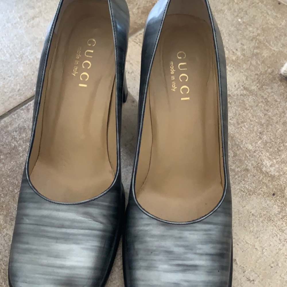 Vintage Gucci Square Toe Pump